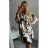 Summer dress 3/4 long sleeve women (uni xl / 2xl) ITALIAN FASHION IM821014