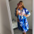 Summer dress 3/4 long sleeve women (uni xl / 2xl) ITALIAN FASHION IM821014
