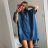 Summer dress 3/4 long sleeve women with hood (uni 3xl / 4xl) ITALIAN FASHION IM821017