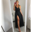 Long summer dress on straps women (S / M ONE SIZE) ITALIAN FASHION IMW21002
