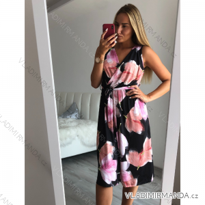 Women's wide strapless dress (S / M ONE SIZE) ITALIAN FASHION IMM21707-1