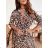 Women's Long Sleeve Shirt Dress (S / M ONE SIZE) ITALIAN FASHION IMWY21016