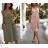 Women's Short Summer Dress with Straps (S / M ONE SIZE) ITALIAN FASHION IMWA216096