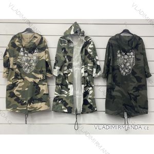 Cardigan with hood short sleeve camouflage women's (S / M ONE SIZE) ITALIAN FASHION IMWA216117