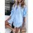Women's elegant long sleeve long shirt (S / M ONE SIZE) ITALIAN FASHION IMWA216122