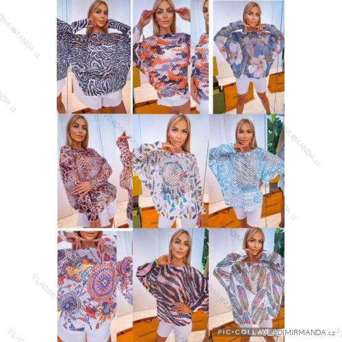 Women's long sleeve leopard tunic (S / M ONE SIZE) ITALIAN FASHION IMWG216134