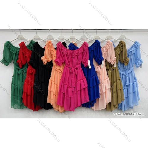 Summer Summer Carmen Long Sleeve Dress (S / M / L ONE SIZE) ITALIAN FASHION IMWC216138