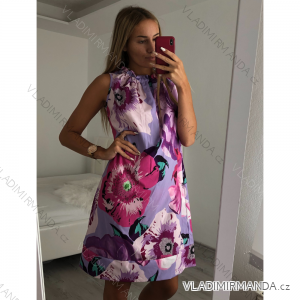 Women's sleeveless summer dress (UNI S / M) ITALIAN FASHION IMM21027