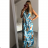 Women's long dress on icecool straps women (S / M ONE SIZE) ITALIAN FASHION IMM21818-1