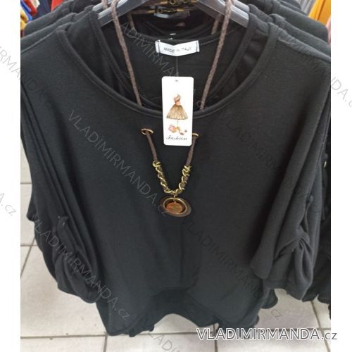 Shirt with long sleeve shirt (uni xl-3xl) ITALIAN Fashion IM720025