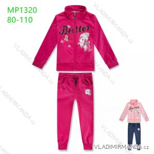 Set hoodie long sleeve and sweatpants children's teen girl (80-110) KUGO MP1320