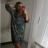 Women's Long Sleeve Oversized Camouflage Dress (xl / 3xl ONE SIZE) ITALIAN FASHION IMWA21014