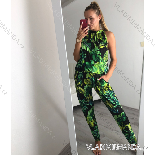 Women's summer tunic set long sleeve and skirt long polka dot (uni s / m) ITALIAN FASHION IMM20118