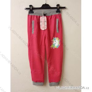 Light long sweatpants for girls (98-128) KUGO JT0728