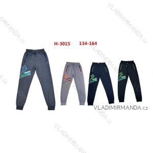 Warm sweatpants for boys (134-164) SEZON SEZ21H3015