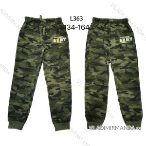 Sweatpants long light youth boys camouflage (134-164) SEZON SEZ21L363