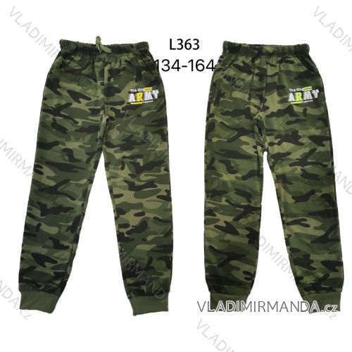 Sweatpants long light youth boys camouflage (134-164) SEZON SEZ21L363