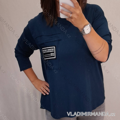 Top T-shirt short with bare shoulders women's camouflage (uni s / m) ITALIAN MODA IMM202692