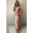 Sleeveless Summer Long Pleated Women's Dress (S / M ONE SIZE) ITALIAN FASHION IMM21510