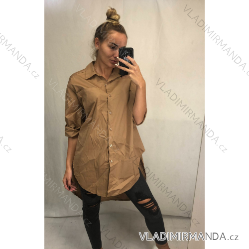 Women's long sleeve shirt (uni s / l oversize) ITALIAN FASHION IMWD211124