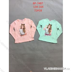 T-shirt long sleeve youth girls (134-164) ACTIVE SPORT ACT218P-7417