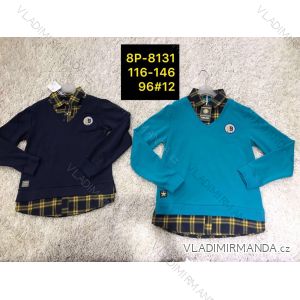 Sweater with shirt children's boys (116-146) ACTIVE SPORT ACT218P-8131