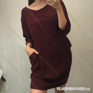 Dress shirts long 3/4 sleeve ladies with pocket thin (uni sl) ITALIAN Fashion IM318335
