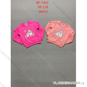 Children's sweatshirt for girls (98-128) ACTIVE SPORT ACT218P-7492
