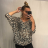 Women's long sleeve leopard tunic (S / M ONE SIZE) ITALIAN FASHION IMWA216054