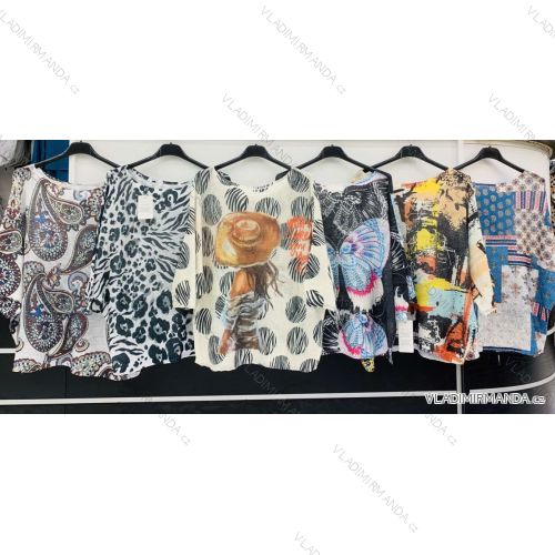 Dress with 3/4-sleeve ladies pocket (uni sl) ITALIAN Fashion IM3181746