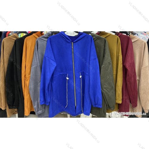 Women's Long Sleeve Hoodie (S / M ONE SIZE) ITALIAN FASHION IMWA216494