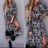 Women's Long Summer Long Sleeve Dress (S / M ONE SIZE) ITALIAN FASHION IMWG216100