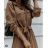 Women's Elegant Long Shirt Dress Long Sleeve (UNI S / L) ITALIAN FASHION IMWG21063