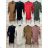 Elegant Velvet Dress Long Sleeve Women (S / M ONE SIZE) ITALIAN FASHION IMWY216558