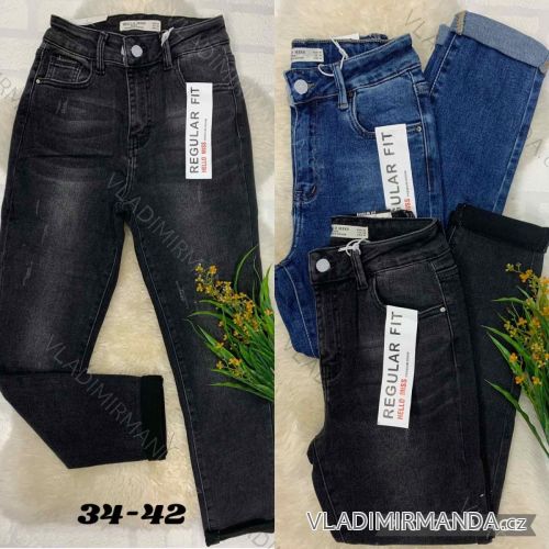 Rifle jeans dlouhé dámské (34-42) JEANS JAW216562