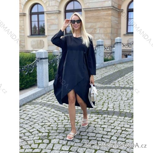 Summer long sleeve flowered women's dress (UNI S / L) ITALIAN FASHION IMK20150