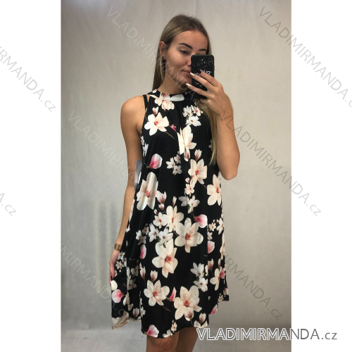 Women's sleeveless icecool summer dress (S / M ONE SIZE) ITALIAN FASHION IMM211092