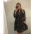 Elegant Shirt Dress Long Sleeve Women (UNI S / L) ITALIAN FASHION IMWA21148