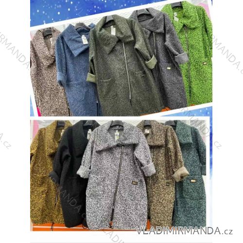 Women's fleece lamb coat (L / XL ONE SIZE) ITALIAN FASHION IMWT21261