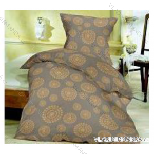 Cotton bed linen 70x140cm + 70x90cm LUXURY TEXTILE laraplus brown circle
