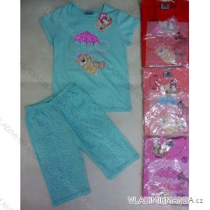 Pajamas short sleeve and 3/4 pants children's and adolescent girls cotton (98-134) ARTENA 93081
