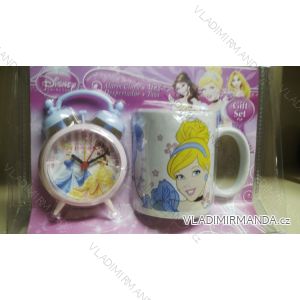 Alarm clock + baby princess mug LICENSE WD10443
