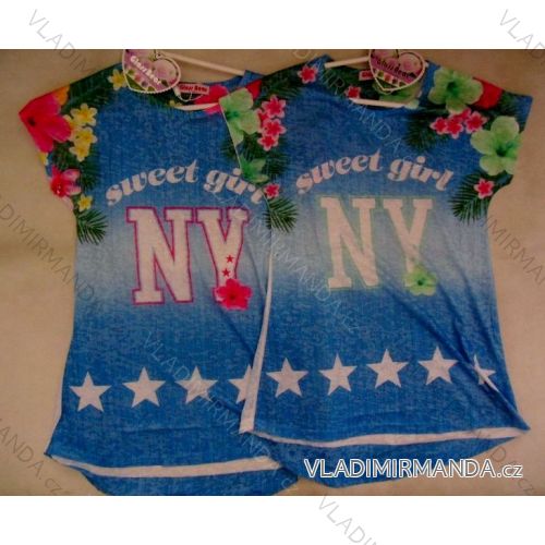 T-Shirt Short Sleeve Girls (134-164) GLASS BEAR P-2007