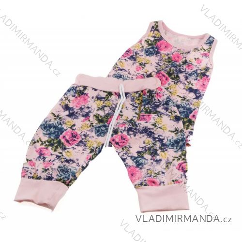 Set of summer vest and 3/4 shorts of children's girl (2-12 years) TURECKA VÝROBA 8-I8012
