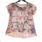 T-shirt short sleeve baby girl cotton (2-12 years) TURECKÁ VÝROBA 2-I239
