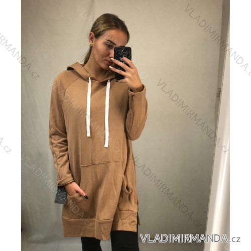 Elegant zip hoodie for women (uni sl) TURKISH FASHION IMK20011