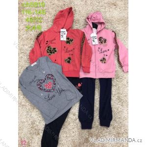 Tracksuit with T-shirt for adolescent girls (116-146) SAD SAD19CH5826