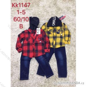 Jeans, shirt and sweatshirt for boys (1-5 years) SAD SAD19KK945