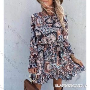 Women's Long Sleeve Dress (S / M ONE SIZE) ITALIAN FASHION imwa216700