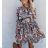 Women's Long Sleeve Dress (S / M ONE SIZE) ITALIAN FASHION imwa216700